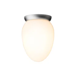 Rizzatto 171 Ceiling Lamp, satin silver/opal