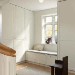 Rizzatto 171 Ceiling Lamp, satin silver/opal