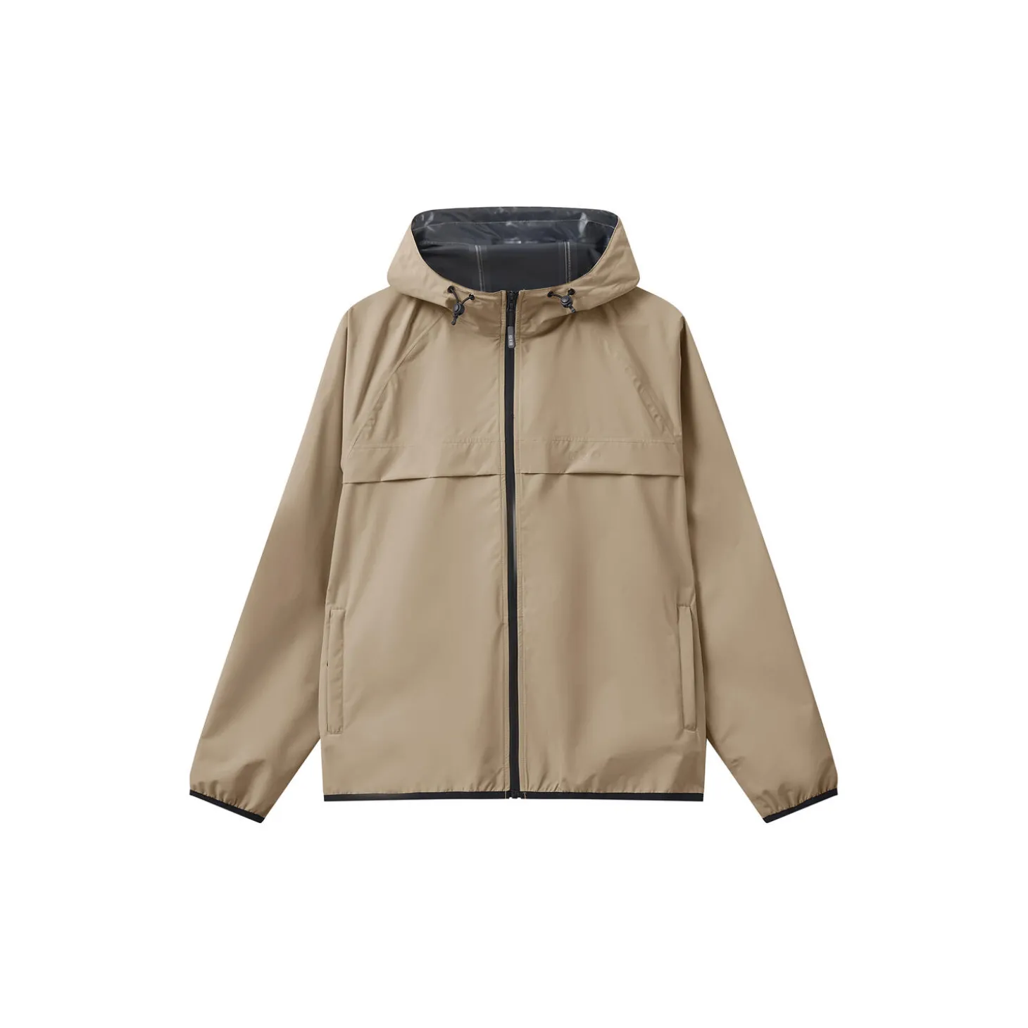 Rømø LW Rain Jacket Packable, warm grey