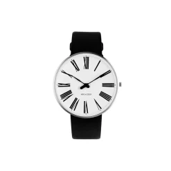 Roman armbåndsur, white/steel/black
