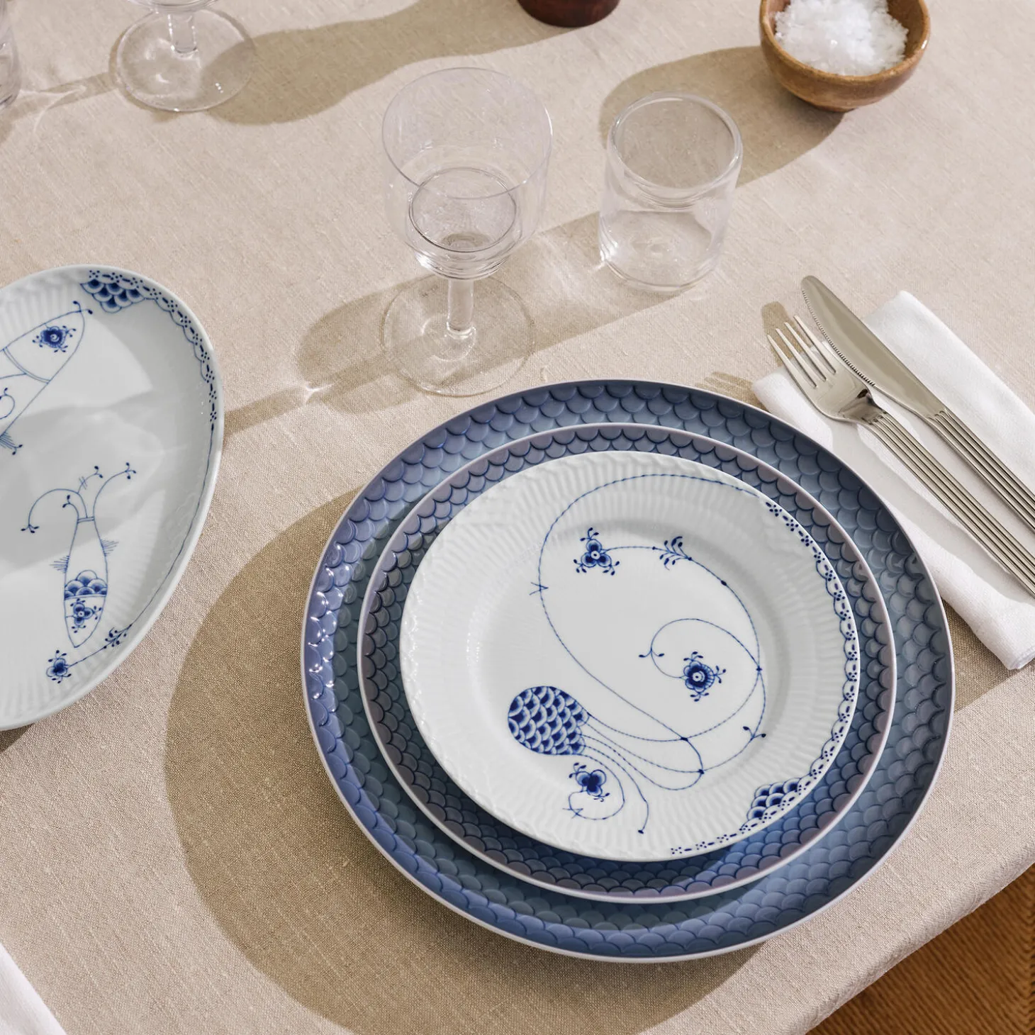 Royal Creatures tallerken Ø 19 cm, blæksprutte