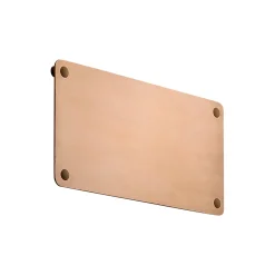 RØRHAT navneplade, rå kobber