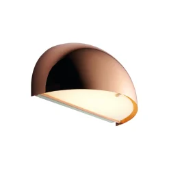 RØRHAT væglampe, rå kobber