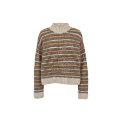 Sally High Neck, light grey mel-carafe-buckskin