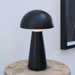 Sam genopladelig lampe, black