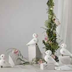 Sangfugl Love, hvid/rosa