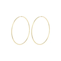 SANNE Hoops X Large, gold plated