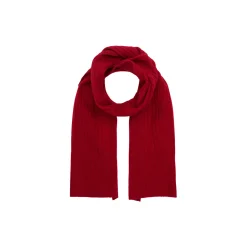 Sara Scarf, cherry red