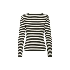 SassiaPW T-shirt s/s, black stripe
