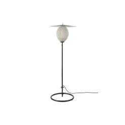 Satellite Outdoor Floor Lamp, cream white semi matt