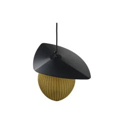 Satellite Outdoor Pendant, mustard gold semi matt