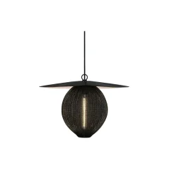 Satellite Pendant, soft black semi matt
