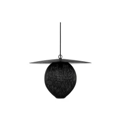 Satellite Pendant, soft black semi matt