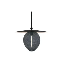 Satellite Pendant, stone grey semi matt