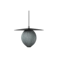 Satellite Pendant, stone grey semi matt