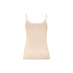Satin Deluxe Spaghetti Top, natural