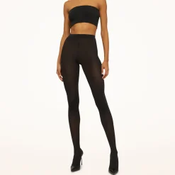 Satin Opaque 50 Tights, black