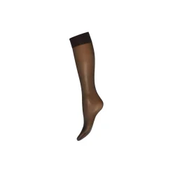 Satin Touch 20 Knee-Highs, nearly black