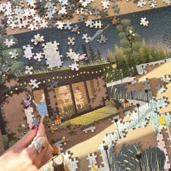 Sauna by the Lake puslespil 1000 brikker