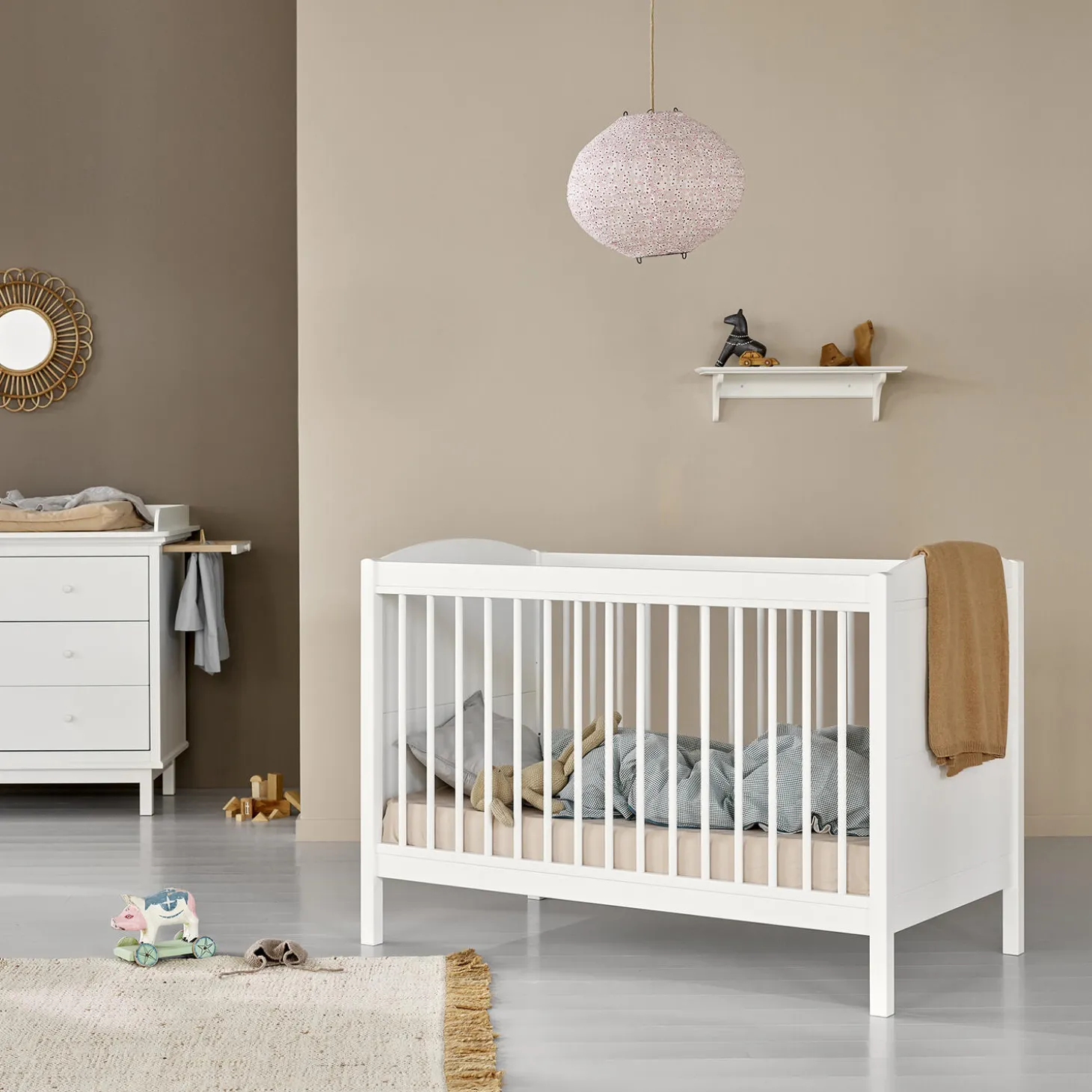 Seaside 2 udtræk & vasketøjspose til Seaside kommode og puslekommode med 6 skuffer