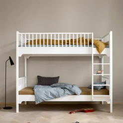 Seaside Classic køjeseng 90x200 cm med lodret stige