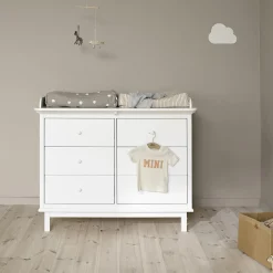 Seaside puslekommode med 6 skuffer