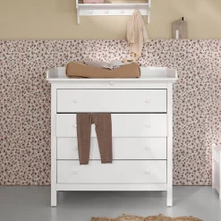 Seaside puslekommode med 4 skuffer