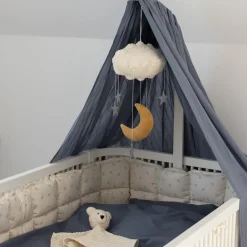 Sebra Sky sengehimmel, forest lake blue