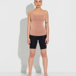 Second Skin Cami Top, tan