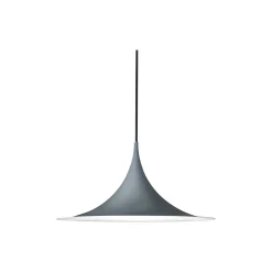 Semi Pendant, anthracite grey glossy