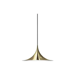 Semi Pendant, polished brass