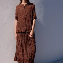 Sena skirt HM, deep brown