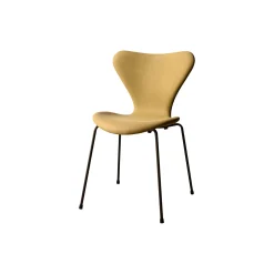 Serie 7™ 3107 fuldpolstret stol, mustard yellow/brown bronze