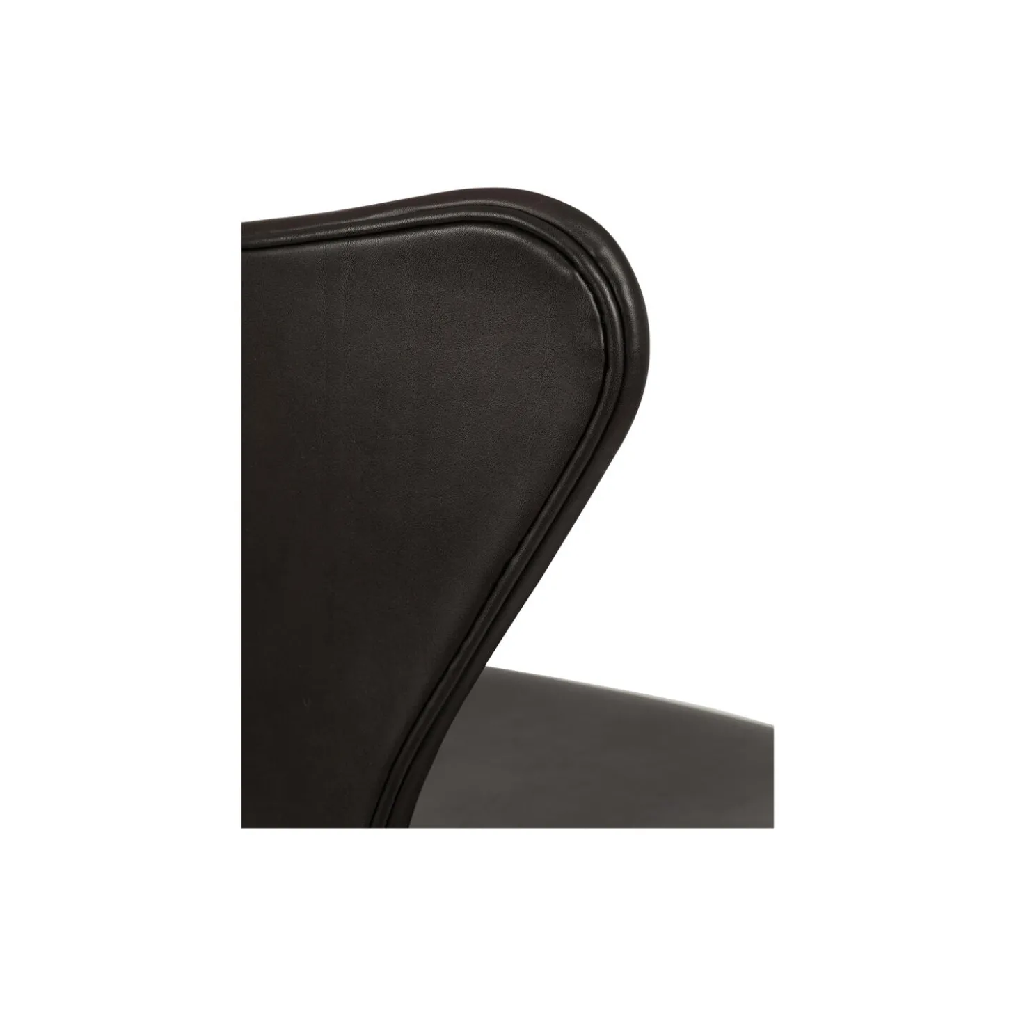 Serie 7™ 3107 fuldpolstret stol, dark brown/chrome