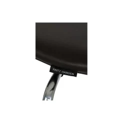 Serie 7™ 3107 fuldpolstret stol, dark brown/chrome