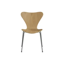 Serie 7™ 3107 stol, lacquered oak/silver grey