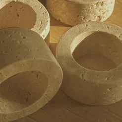 Servietringe 4 stk., sand