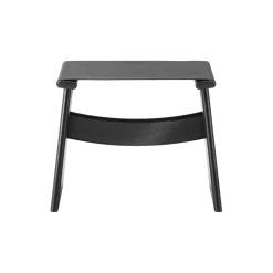 Seto Stool, black lacquered oak/black