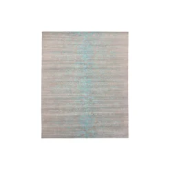 Shangri La gulvtæppe, aqua azul