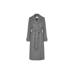 ShayMD Coat, dark grey melange