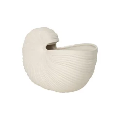 Shell Vase, off white