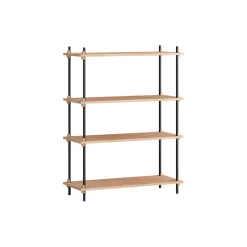 Shelving System 1151A, oak