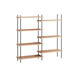 Shelving System 1152A, oak