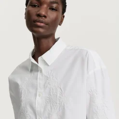 Shirt Embroidery, white