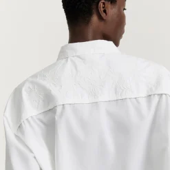 Shirt Embroidery, white