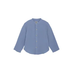 Shirt LS Muslin, quiet harbor