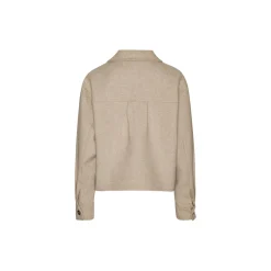 Short Buttoned Jacket, wheat