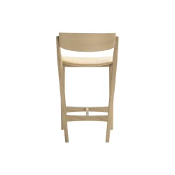 Sibast No 7 barstol, hvidolieret eg/honey