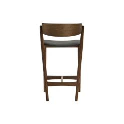 Sibast No 7 barstol, røget olieret eg/mørkegrå
