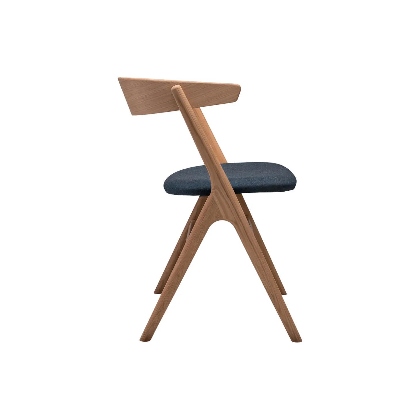Sibast No 9 spisebordsstol, sæbehandlet eg/navy